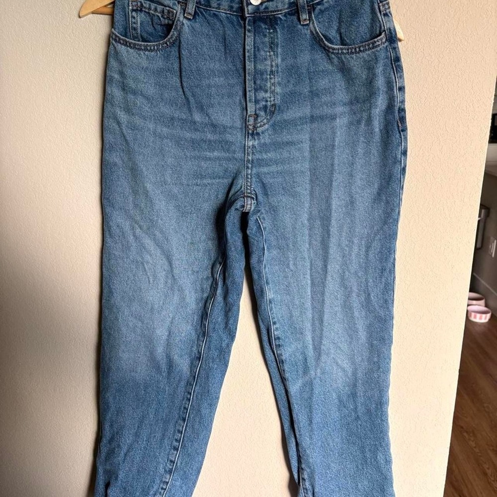 PacSun high rise straight blue jeans size 25"